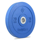 Bodymax Olympic Rubber Bumper Plates - Coloured Premium Fully Rubber Encased - 10kg to 25kg