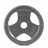 Bodymax Olympic Cast Iron Tri-Grip Weight Disc Plates - Singles