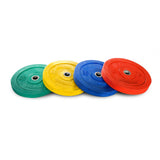 Bodymax Olympic Rubber Bumper Plates - Coloured Premium Fully Rubber Encased - 10kg to 25kg