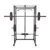 Primal Strength Home Power Rack with Lat Pulldown/Low Row (Matte Black)