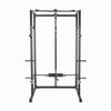 Primal Strength Home Power Rack with Lat Pulldown/Low Row (Matte Black)